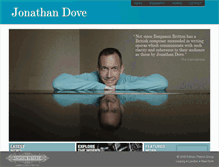 Tablet Screenshot of jonathandove.com